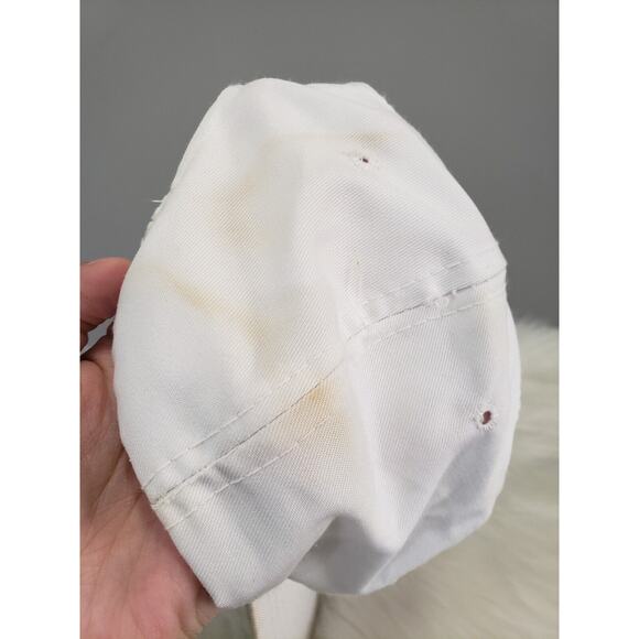 VTG NFL Logo Shield Umpire white snapback hat cap 90s Sports Specialties Twill - Picture 4 of 10